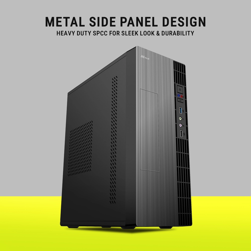 Ant Value Mid Tower Cabinet (M-ATX/M-ITX) VM7P with SMPS view 4